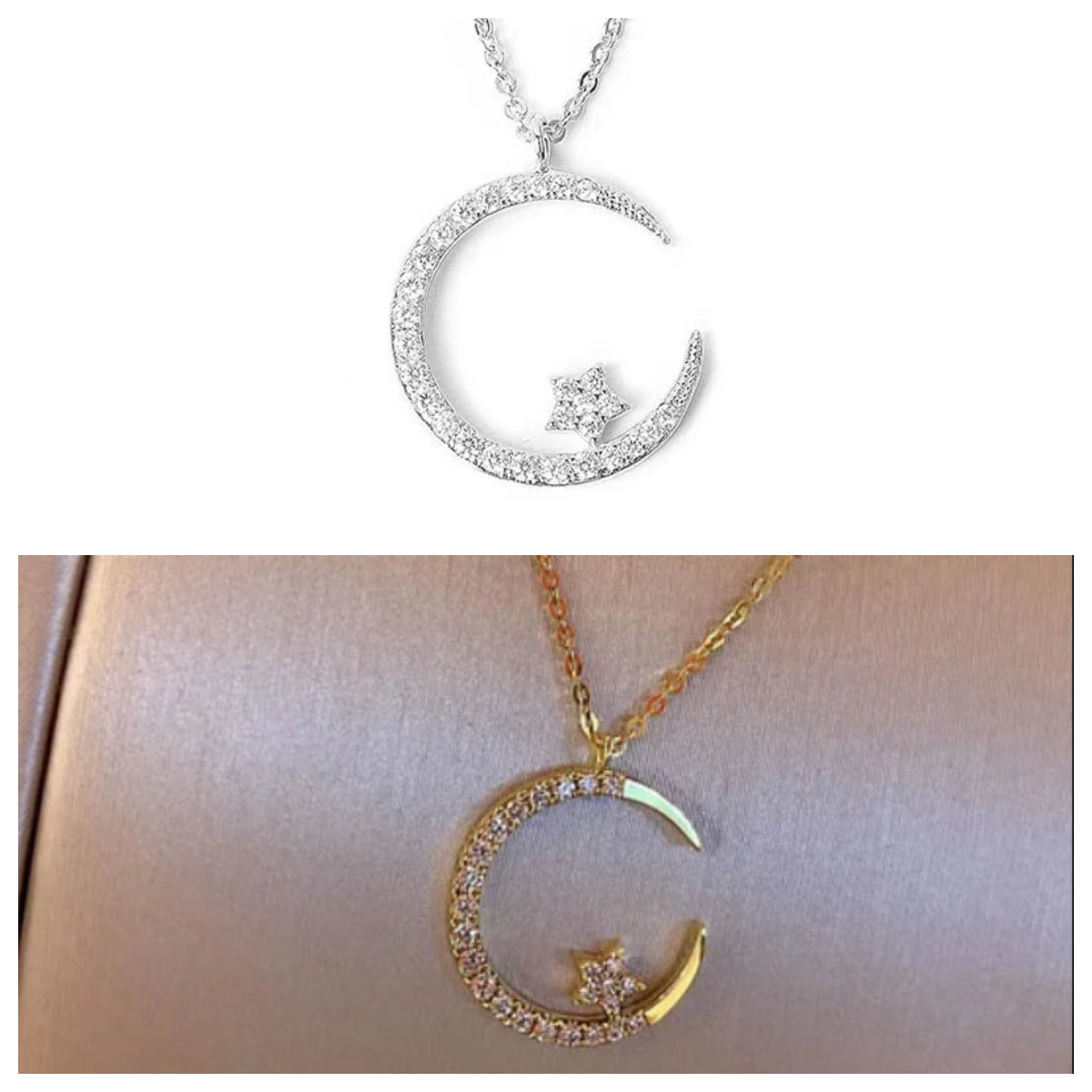 đ49% rabattđHalsband med mĂ„nstjĂ€rnađ