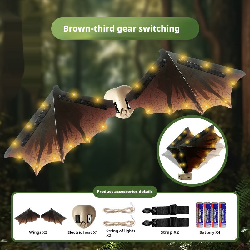 đŠGlödande Fairy Wings(bra present till barn)
