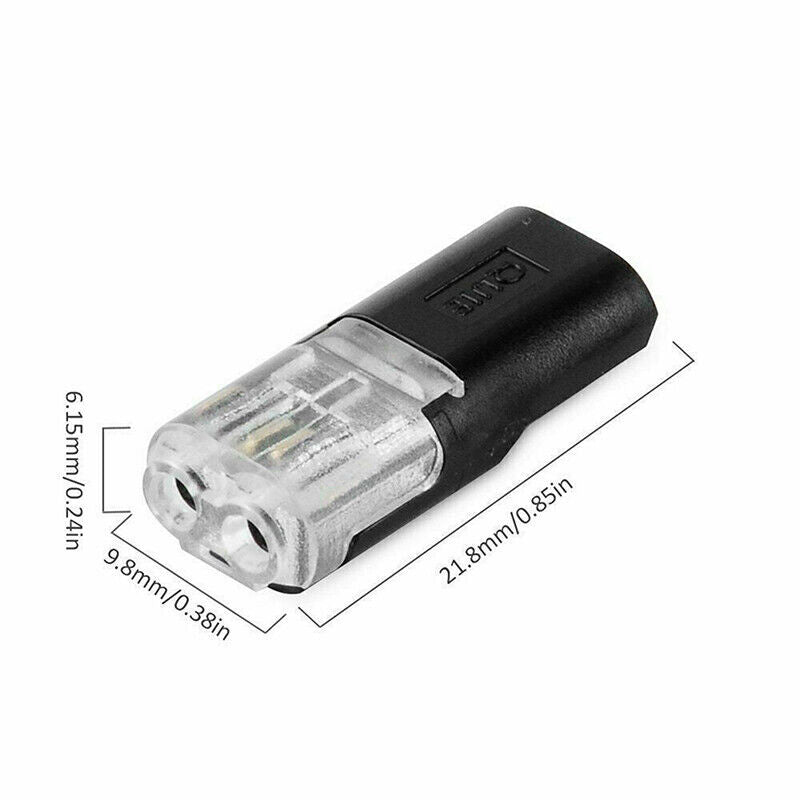 Ju mer du köper, desto mer sparar du!⚡ Dubbeltrådig push-in-kontakt med låsspännebeslag