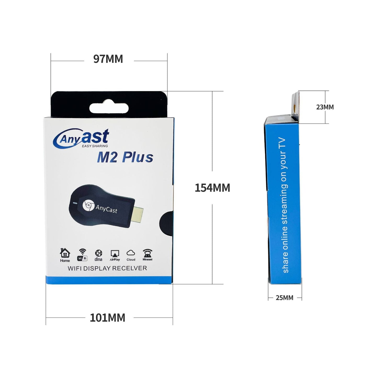 HDMI Trådlös Skärmdelning WiFi Displayadapter