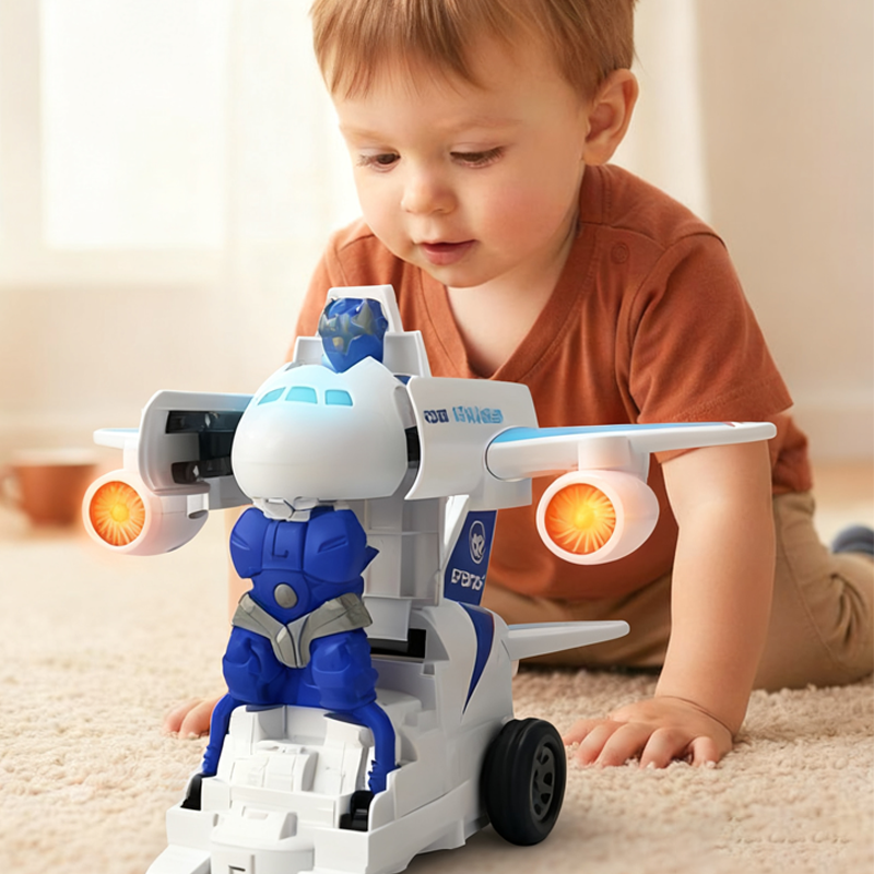 đ„Julrea â upp till 50 % rabattđ
2-i-1 Elektriska Transformerande Flygplansrobotleksaker