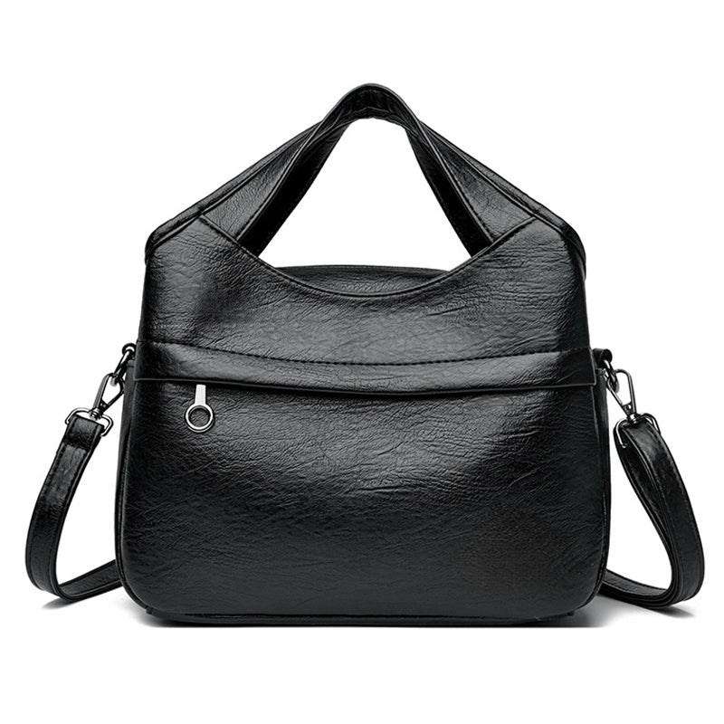 ⏳ Tidsbegrenset tilbud, 50 % rabatt! 💥💥 Myk vintage skulderveske for kvinner