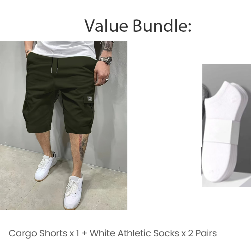 𩳠60% RABATT! âïž LĂ€tta Cargoshorts â Andningsbart Tyg, KnĂ€lĂ„ng SkĂ€rning & SĂ€kra Fickor För Telefon & Nycklar, BekvĂ€ma Hela Dagen â