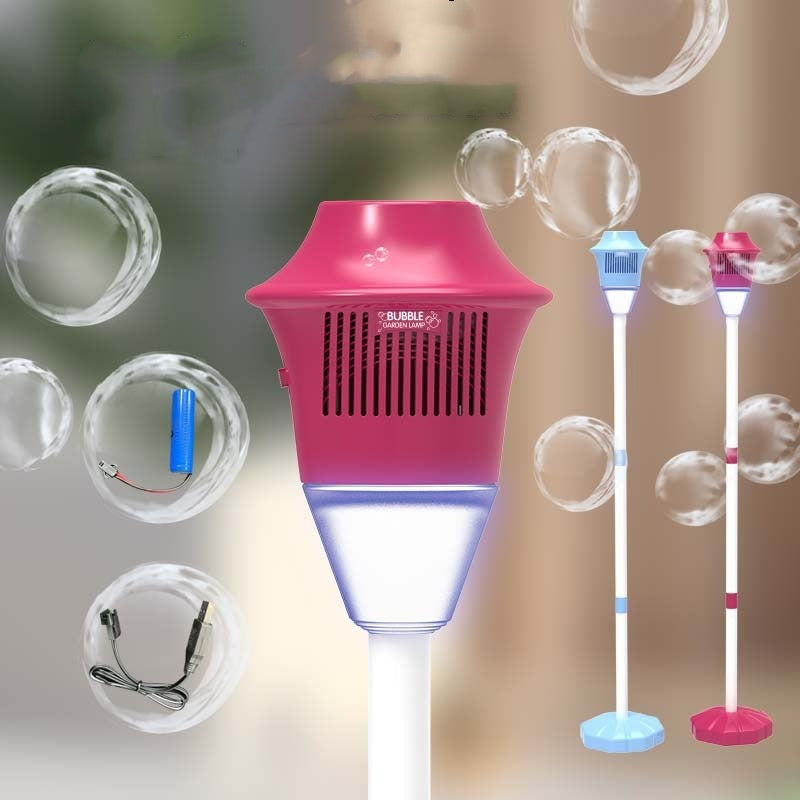 đ50 % RABATT NU! ⥠Automatisk handhĂ„llen sĂ„pbubbelmaskin för barn â enkelknappsmanövrering, rikliga bubblor och bĂ€rbar design