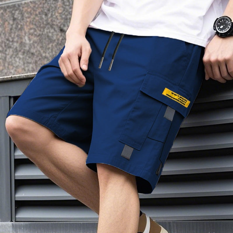 𩳠50% RABATT đż | Herrshorts med Dragsko â Cargofickor & Rak Benform