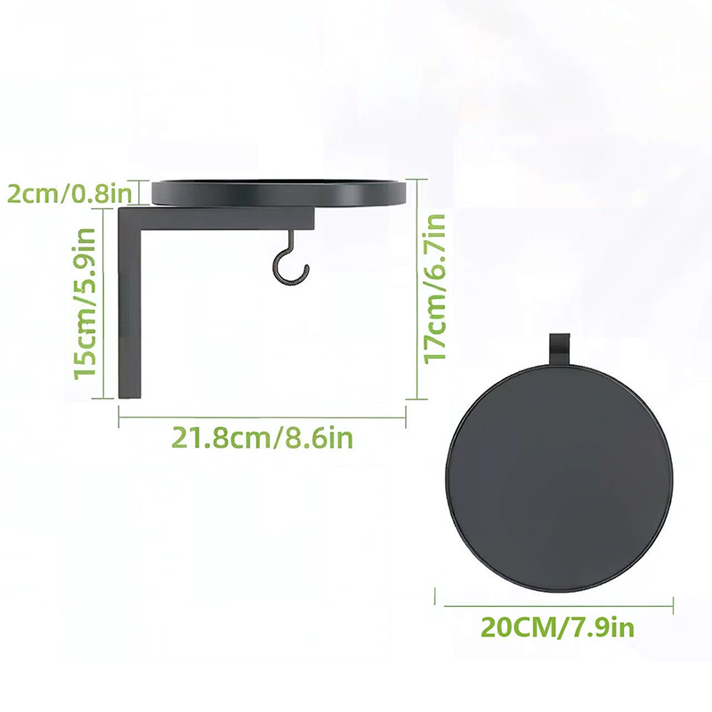 đŠđ§ 50% RABATT! VĂ€ggmonterat MetallfĂ„gelbad â VĂ€dertĂ„ligt, lĂ€tt att rengöra & perfekt för trĂ€dgĂ„rd, balkong & terrass đż