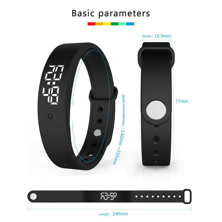 ⌚ 50 % RABATT NU! ❤️ Smart sensorarmband – mäter puls, blodtryck, syremättnad och kroppstemperatur samt registrerar sömn – vattentåligt upp till 50 m – perfekt för en aktiv livsstil 🏊