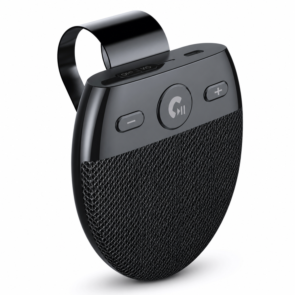 đąđą 50% RABATTđ SP11 Handsfree Bluetooth-högtalare för Solskydd i Bil med Vibrationsaktiverad Autostart, A2DP-stöd och Röstuppringning