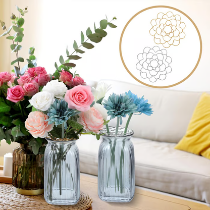 Blomsterarrangemangverktyg i rostfritt stål med blomsternät