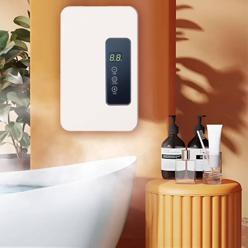 🚿 50% RABATT & FRI FRAKT! ✨ Tanklös Varmvattenberedare - Digital Temperaturkontroll med Kompakt Design för Omedelbar Varmvattenförsörjning ⚡🌡️