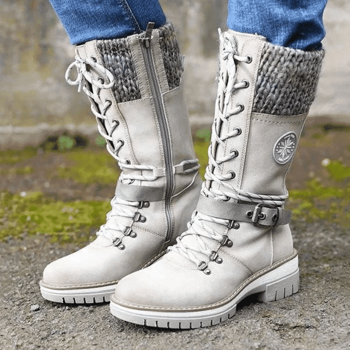 🎁Heta erbjudanden 49 % RABATT🔥Vattentäta knähöga snöstövlar för damer👢