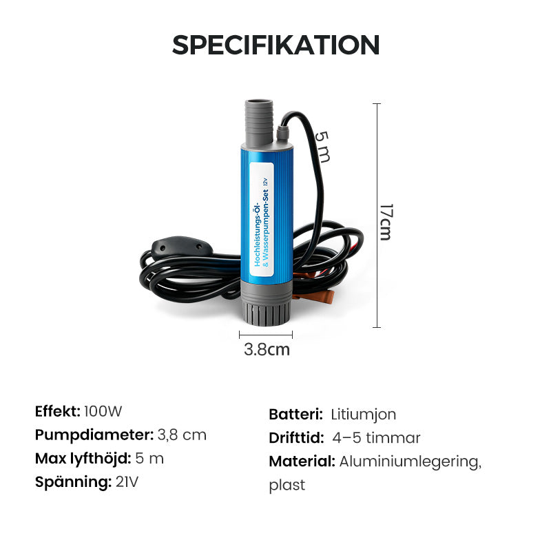 🔥Sista dagen för den tidsbegränsade 50 %-rabatten!🔥Högpresterande olje- och vattenpumpssats