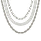 Damernas Vräng- och Ormkedja Flerlagerad Halsband