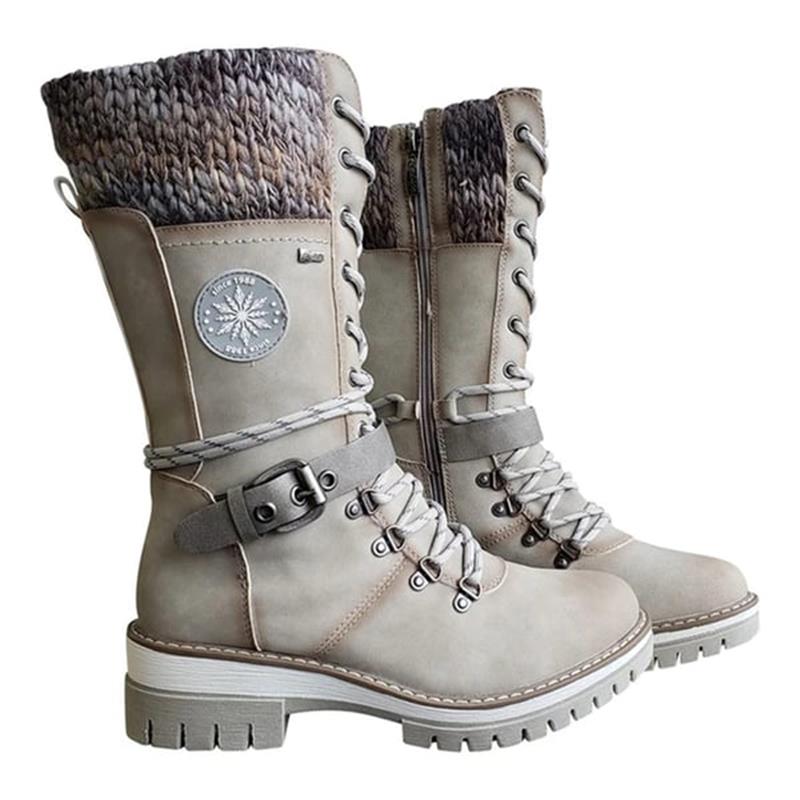 🎁Heta erbjudanden 49 % RABATT🔥Vattentäta knähöga snöstövlar för damer👢