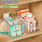 🔥 Utdragbar transparent medicinorganiserare – teleskopisk 24,5–43 cm 💊🗄️