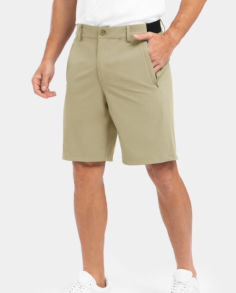 🏌️ 50 % RABATT! 👍 Casual golfshorts för män– Stretchigt Midjeband, Snabbtorkande⛳