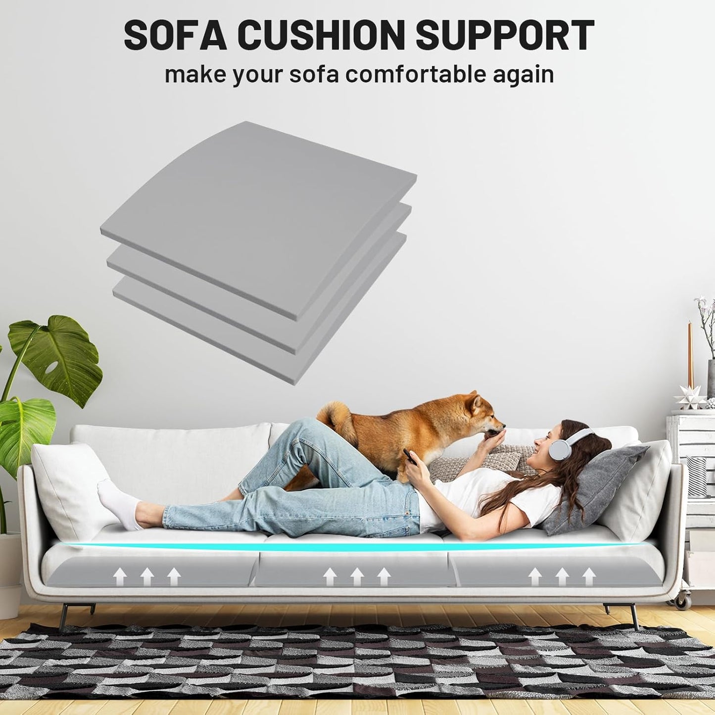 ⏰SIDSTA DAGENS SPECIALPRIS⚡🛋️Couch Stöddyna för hängande säte