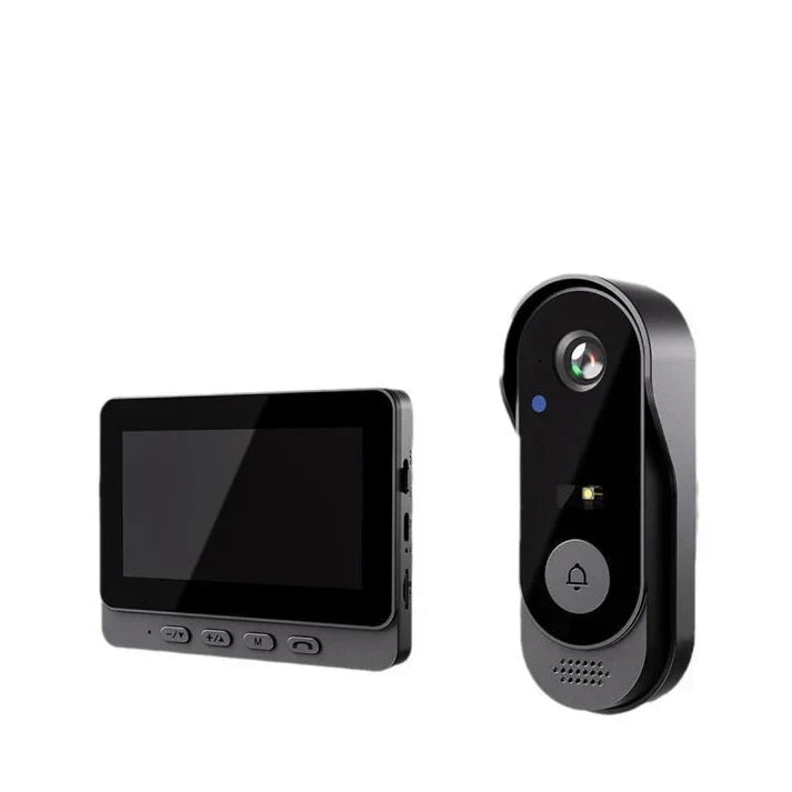 🚪 50% RABATT! 📹 Smart Videodörrklocka – HD-kamera, 2-vägs Intercom & Nattseende 🔒