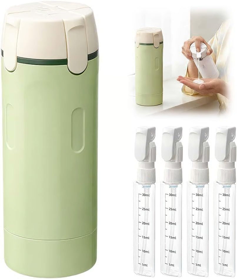 ✈️ Exklusiv Rea -50%! 🧴 4-i-1 Hervullbara Reseflaschar – Perfekt för Resor & Semester ✨ | Läckningsskyddad, Kompakt & 4-i-1 Förvaring!