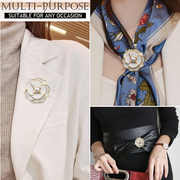 ✨ French Elegant Coat Scarf Buckle (50% discount) – Elegance at your fingertips!
