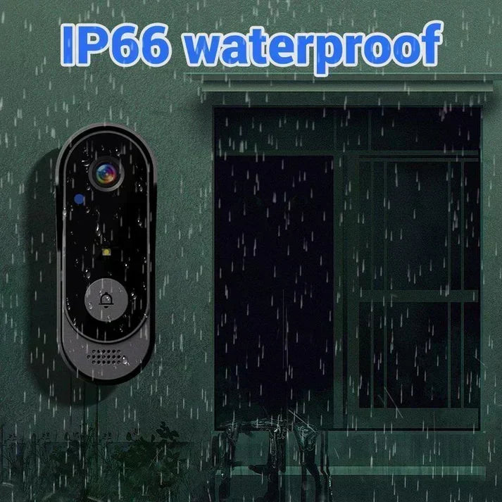 🚪 50% RABATT! 📹 Smart Videodörrklocka – HD-kamera, 2-vägs Intercom & Nattseende 🔒