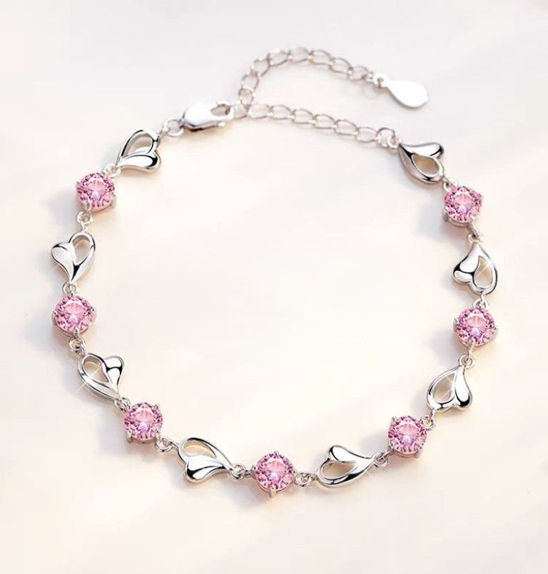 🎉✨ 50 % rabatt！Elegant gnistrande Lucky Clover Armband, Smycke för kvinnor