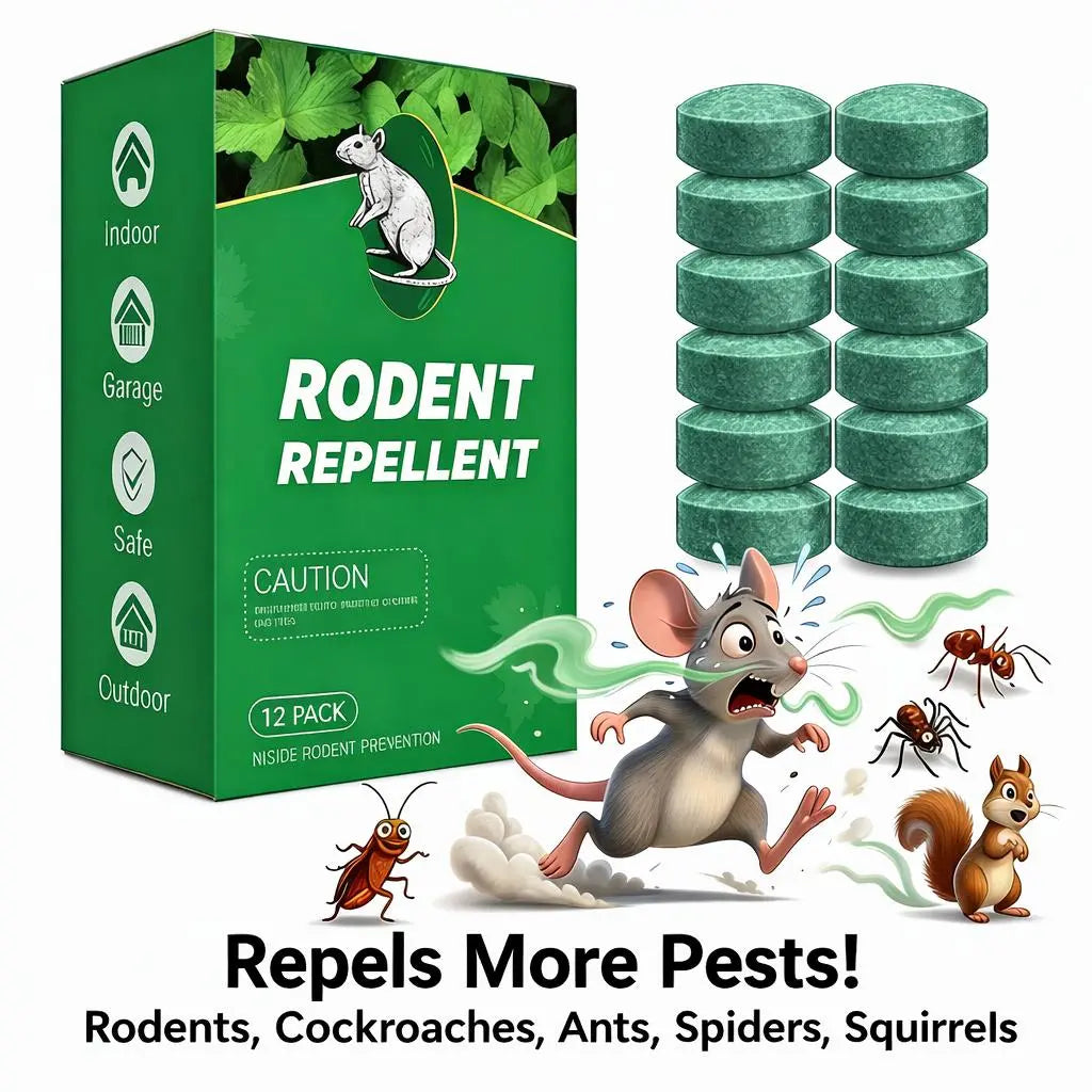 🏠🛡️ 50% rabatt! Allround-avskräckningspiller – effektiva mot 🐍, 🐀, 🕷️,🪳 , 🐜. Giftfria & säkra för husdjur. Används inomhus & utomhus.