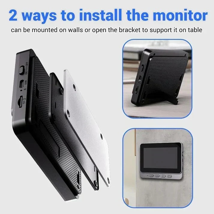 🚪 50% RABATT! 📹 Smart Videodörrklocka – HD-kamera, 2-vägs Intercom & Nattseende 🔒