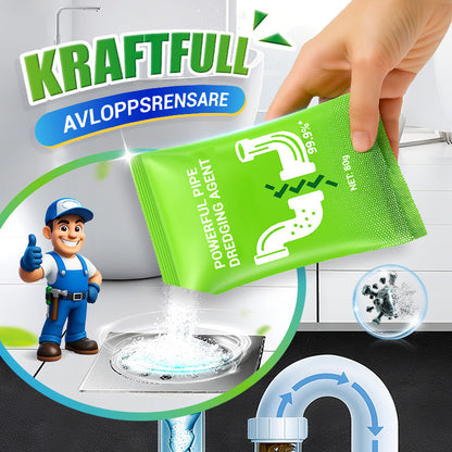 🎉 KÖP 1 FÅR 1 GRATIS! 🔥 Dräneringsrengöringspulver - Kraftfull Rengöring & Luktar Gött, Perfekt för Avlopp och Avfallsrör ✨
