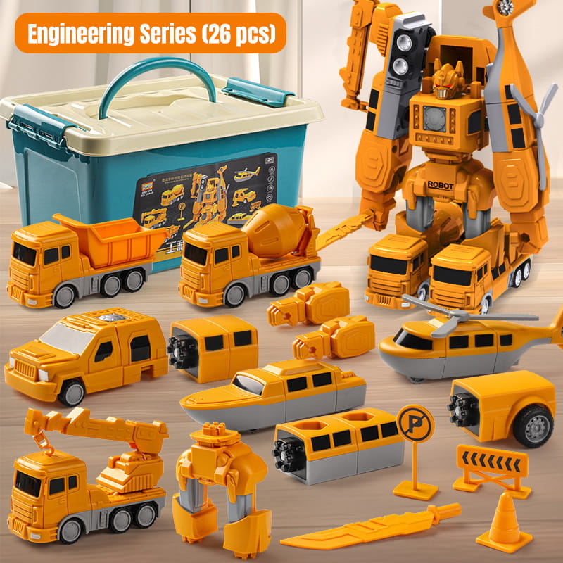 🧲 50% RABATT NU! ✨ Magnetisk Byggbil - Teknisk Leksak med 258 Delar för Unga Ingenjörer 8-12 År 🚗🔧