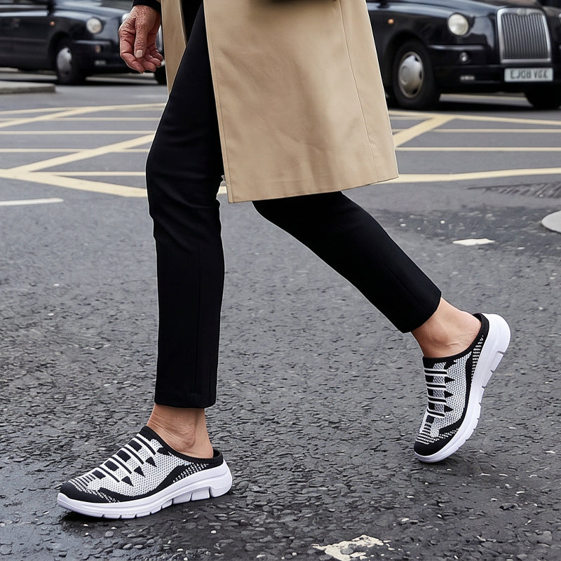 👡🌬️ 50% RABATT! | Bekväma & Andningsbara Tofflor med Sluten Tå – Mesh-ovandel, Halksäker PU-sula & Mångsidig Stil!