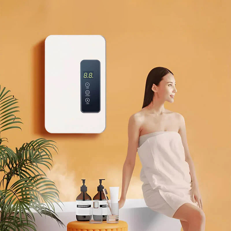 🚿 50% RABATT & FRI FRAKT! ✨ Tanklös Varmvattenberedare - Digital Temperaturkontroll med Kompakt Design för Omedelbar Varmvattenförsörjning ⚡🌡️