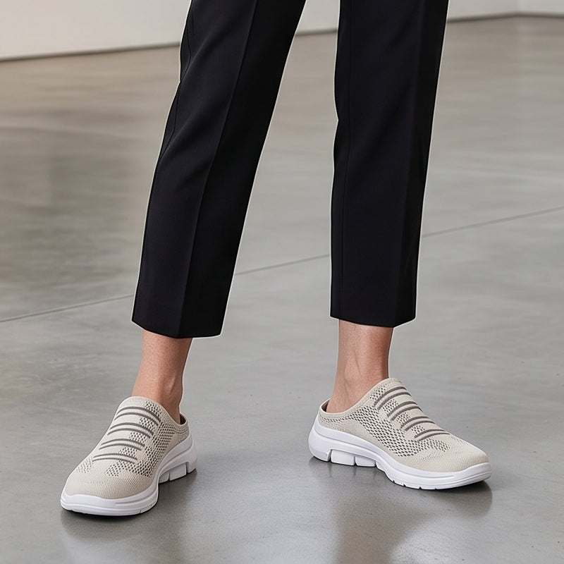 👡🌬️ 50% RABATT! | Bekväma & Andningsbara Tofflor med Sluten Tå – Mesh-ovandel, Halksäker PU-sula & Mångsidig Stil!
