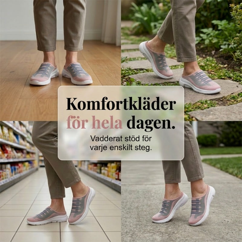 👡🌬️ 50% RABATT! | Bekväma & Andningsbara Tofflor med Sluten Tå – Mesh-ovandel, Halksäker PU-sula & Mångsidig Stil!