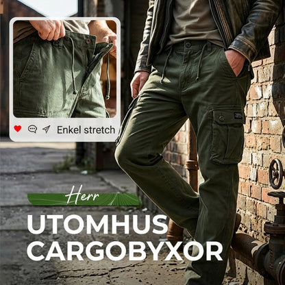 👖 50% RABATT NU! 🛠️ Taktiska cargo-byxor i bomull – många fickor, förstärkta sömmar & justerbar midja 👖🪖