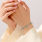 🎉✨ 50 % rabatt！Elegant gnistrande Lucky Clover Armband, Smycke för kvinnor