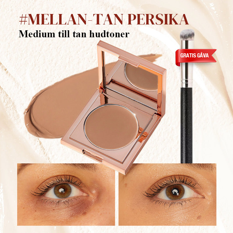 👁️ SISTA DAGEN - KÖP 1 FÅ 2!❤️ 60 % rabatt!✨ Korrigerande Concealer för Under Ögonen - Eliminerar Mörka Ringar & Fåror med Fuktighetsgivande Formula & Precisionsborste 🌟🖌️