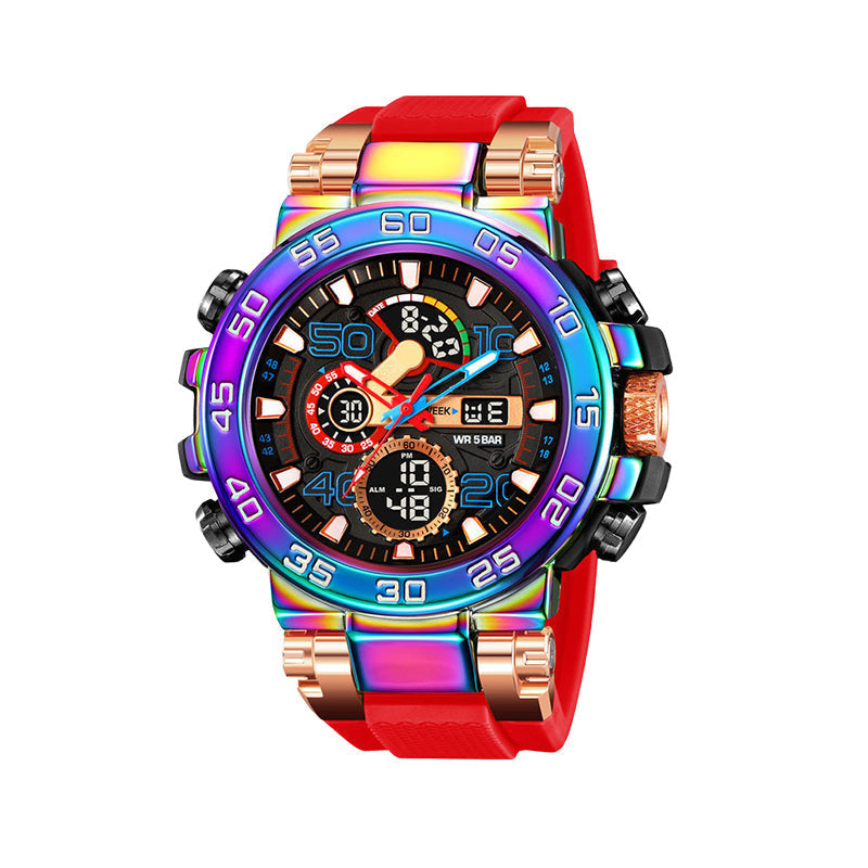 ⌚ 55 % RABATT! ✨ MULTIFUNKTIONELL LED-KLOCKA – Vattentät och digital display, 7 sportlägen med sömnmonitor, perfekt för utomhusbruk och daglig användning 🌟🔋