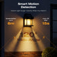 ☀️💡 Solcellsdriven vägglampa med rörelsesensor – IP65-vattenskydd, trådlös installation och smart utomhusbelysning 🏡✨