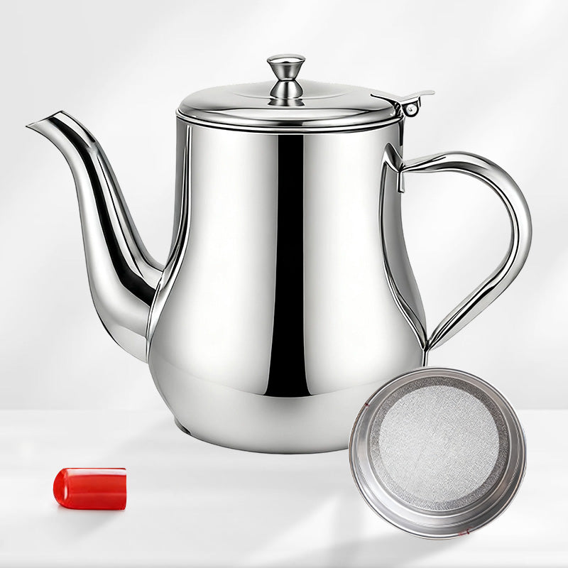 🛢️ 50% RABATT! 🔥 Oljefilterkanna i Rostfritt Stål – Återanvänd Matolja – Inbyggt Filter & Droppfri Pip – Perfekt för Köket 🍳