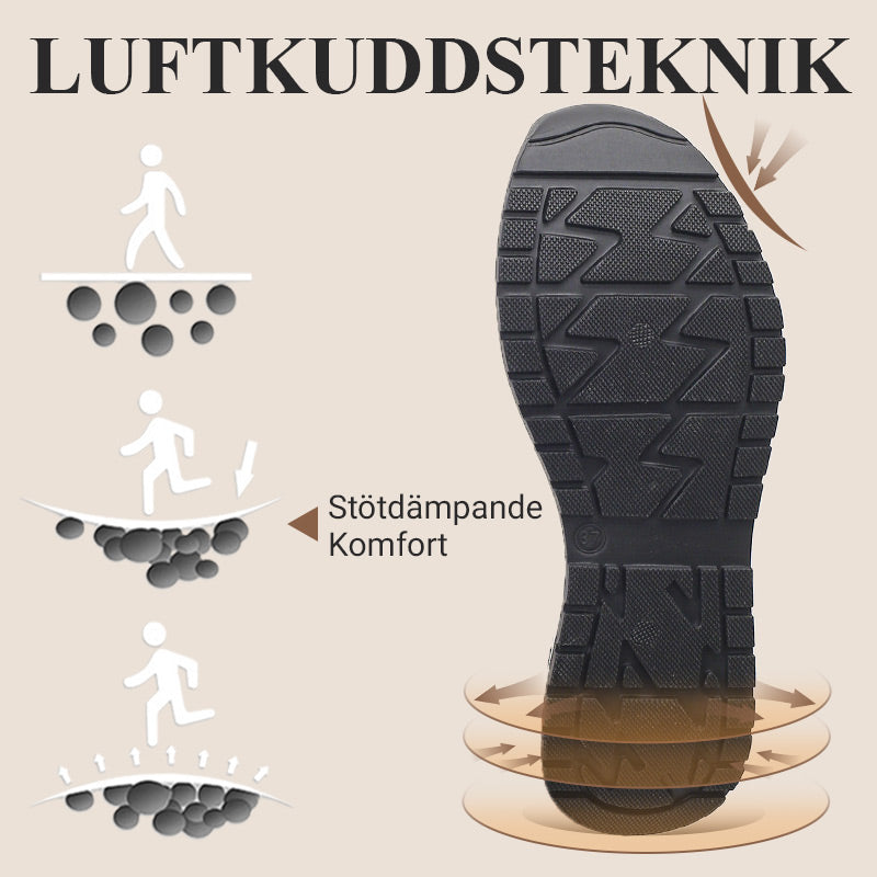 Ortopediska damsandaler med kardborreband, ihålig tå och stängd tå