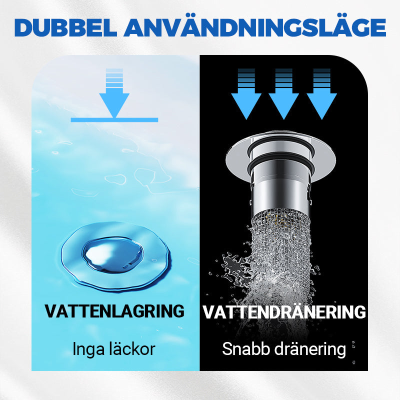 🚰 KÖP 1 – FÅ 1 GRATIS! ✨ Universellt avloppsfilter för diskho – fångar upp avfall utan att blockera vattnet, enkel installation och snabb rengöring 🛠️📦