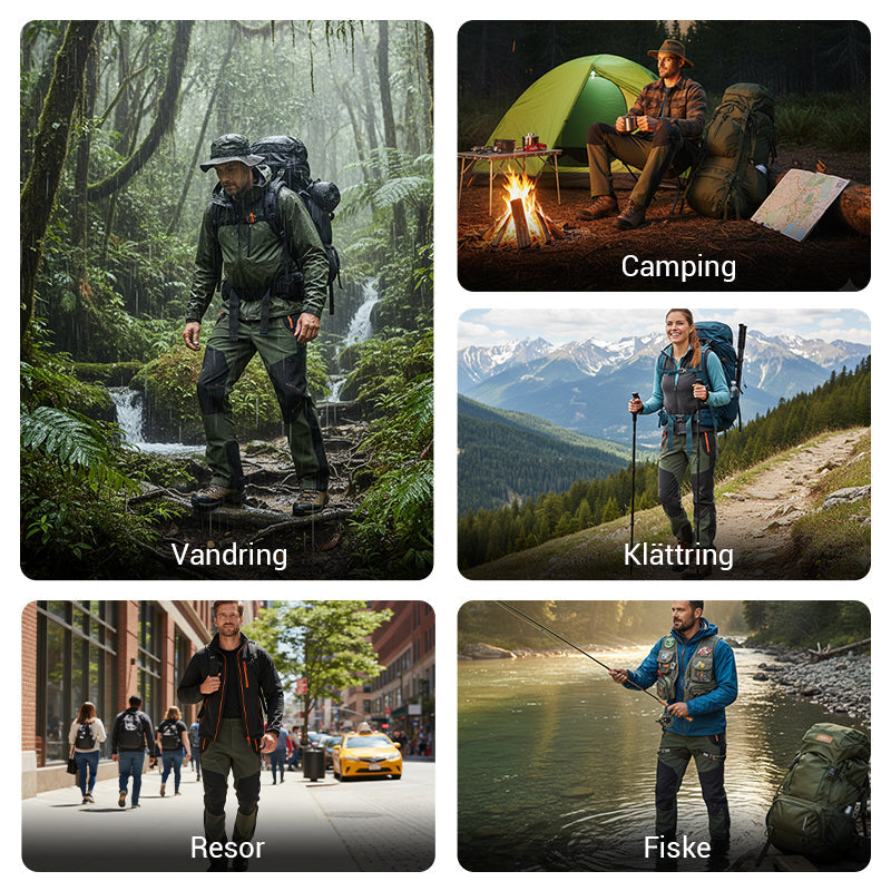 🧥 60% RABATT! 🥾 Vind- & Vattentäta Varmvandringsbyxor – Elastisk Midja, Andas Material & Flera Förvaringsfickor ⛰️