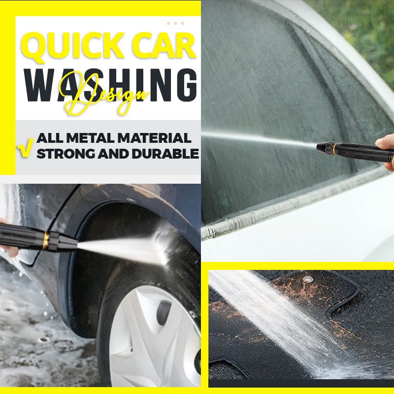 🚿60% RABATT – Högtryckstvätt för bilar och trädgården! 💦🚗 10 gånger kraftfullare, 8 spraylägen och extremt hållbart metallhölje