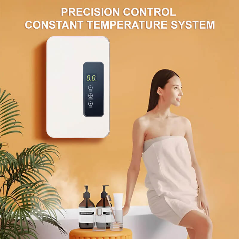 🚿 50% RABATT & FRI FRAKT! ✨ Tanklös Varmvattenberedare - Digital Temperaturkontroll med Kompakt Design för Omedelbar Varmvattenförsörjning ⚡🌡️