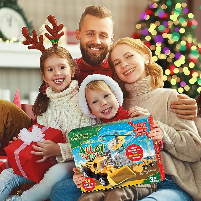 🎁Byggteknikfordon Adventskalender till jul