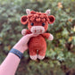 🎅Julförsäljning 50% rabatt!!🎄🔥Häkta Highland Cow Amigurumi Mönster🐮- DIY Kit & Färdig plysch