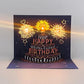 🔥Beste gave 50% RABATT🎁Fyrverkeri pop-up kake med lys og musikk, bursdagskort gave