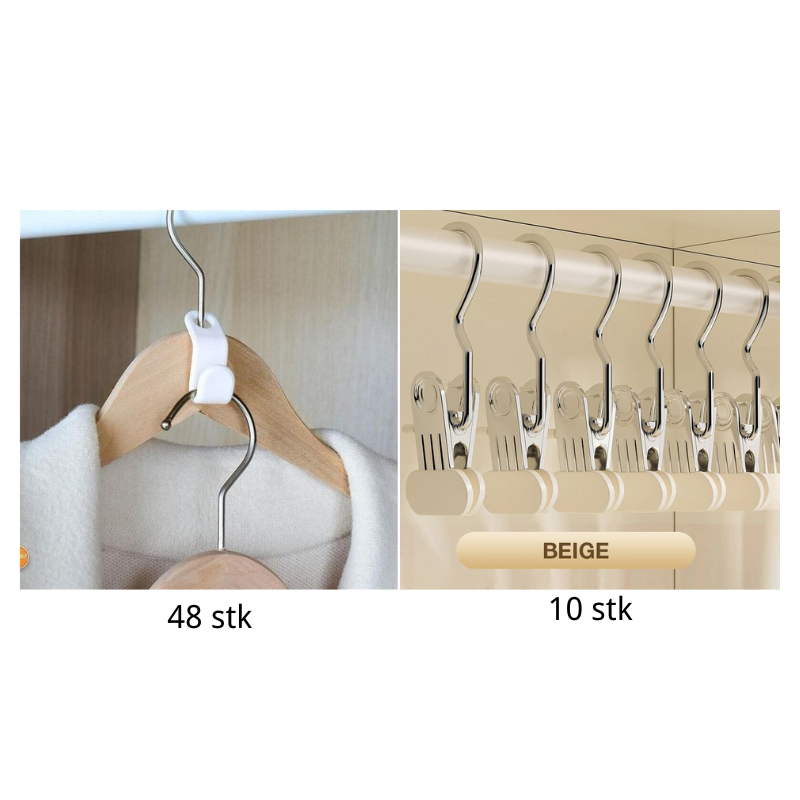 Klädhängare Connector Hooks