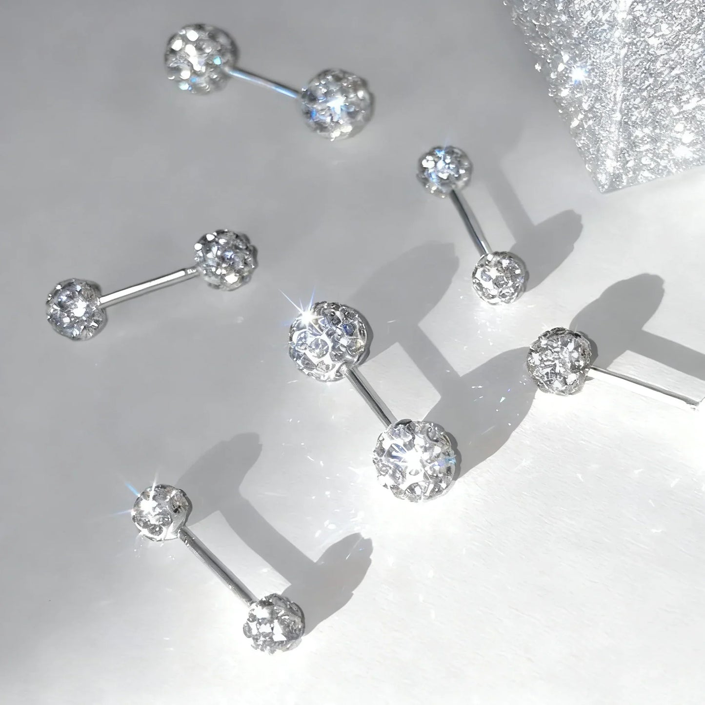 🌟 Glittrande diamantörhängen 🌟